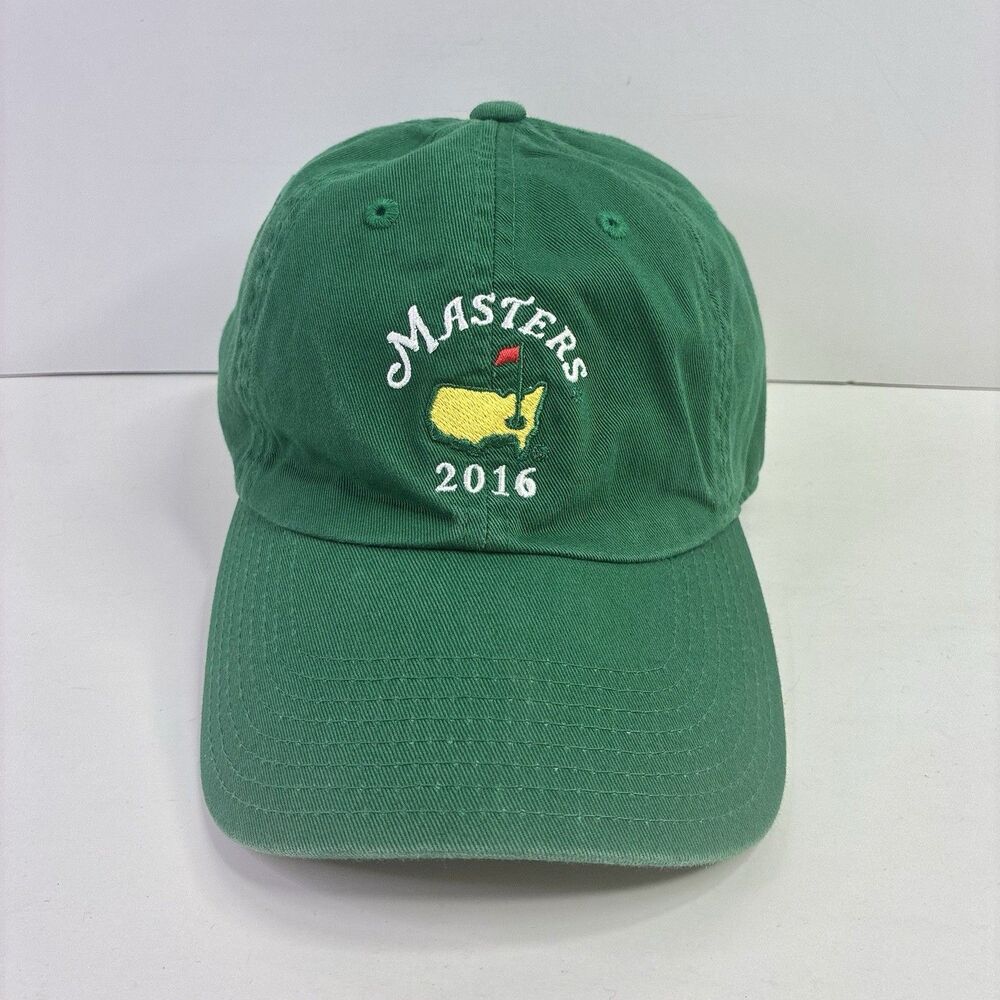 Masters 2016 Hat Cap Strap Back Mens Green Golf Tournament Augusta National
